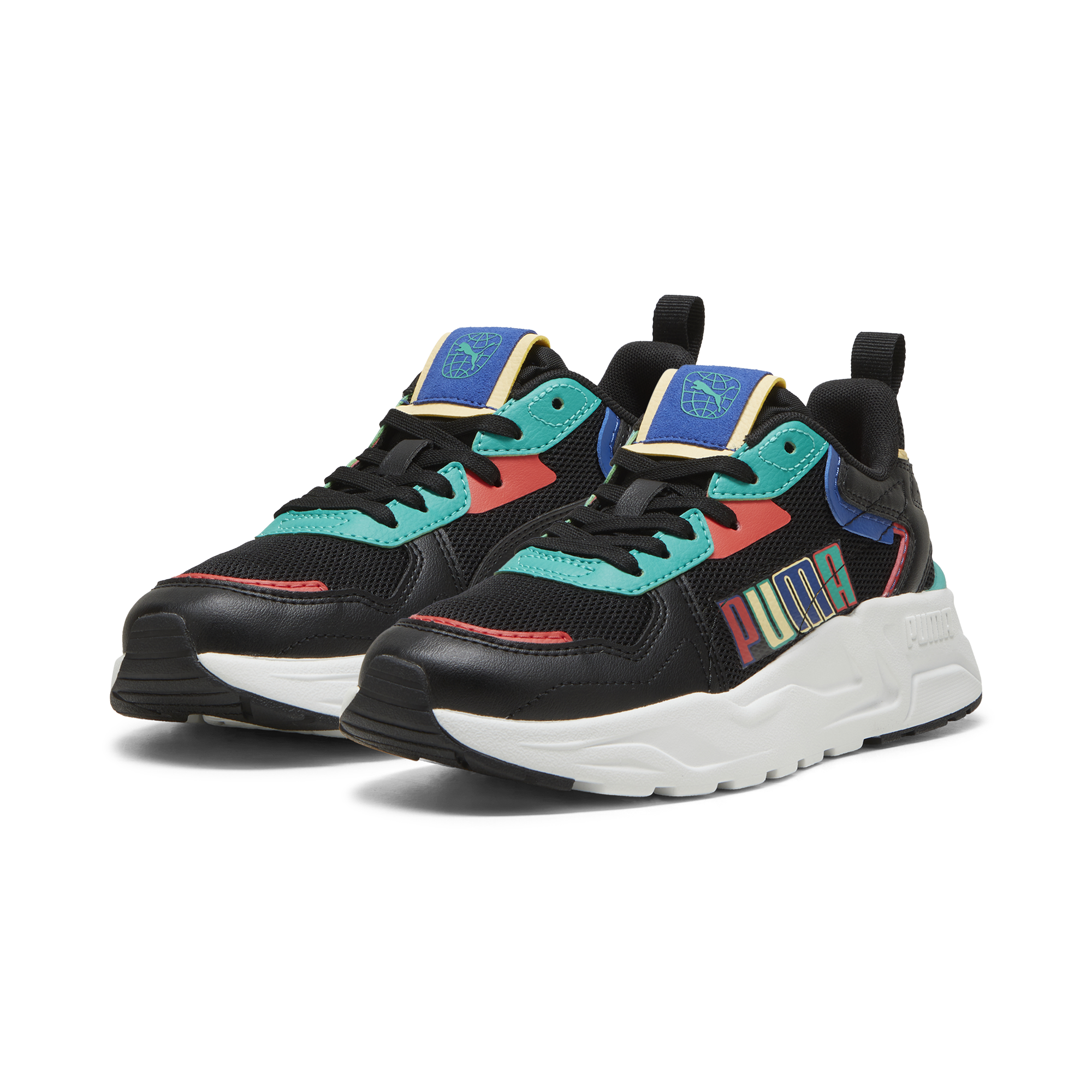 Sneakers nere da ragazzo con dettagli multicolore Puma Trinity Lite Ready Set Better Jr, Brand, SKU s353500127, Immagine 0