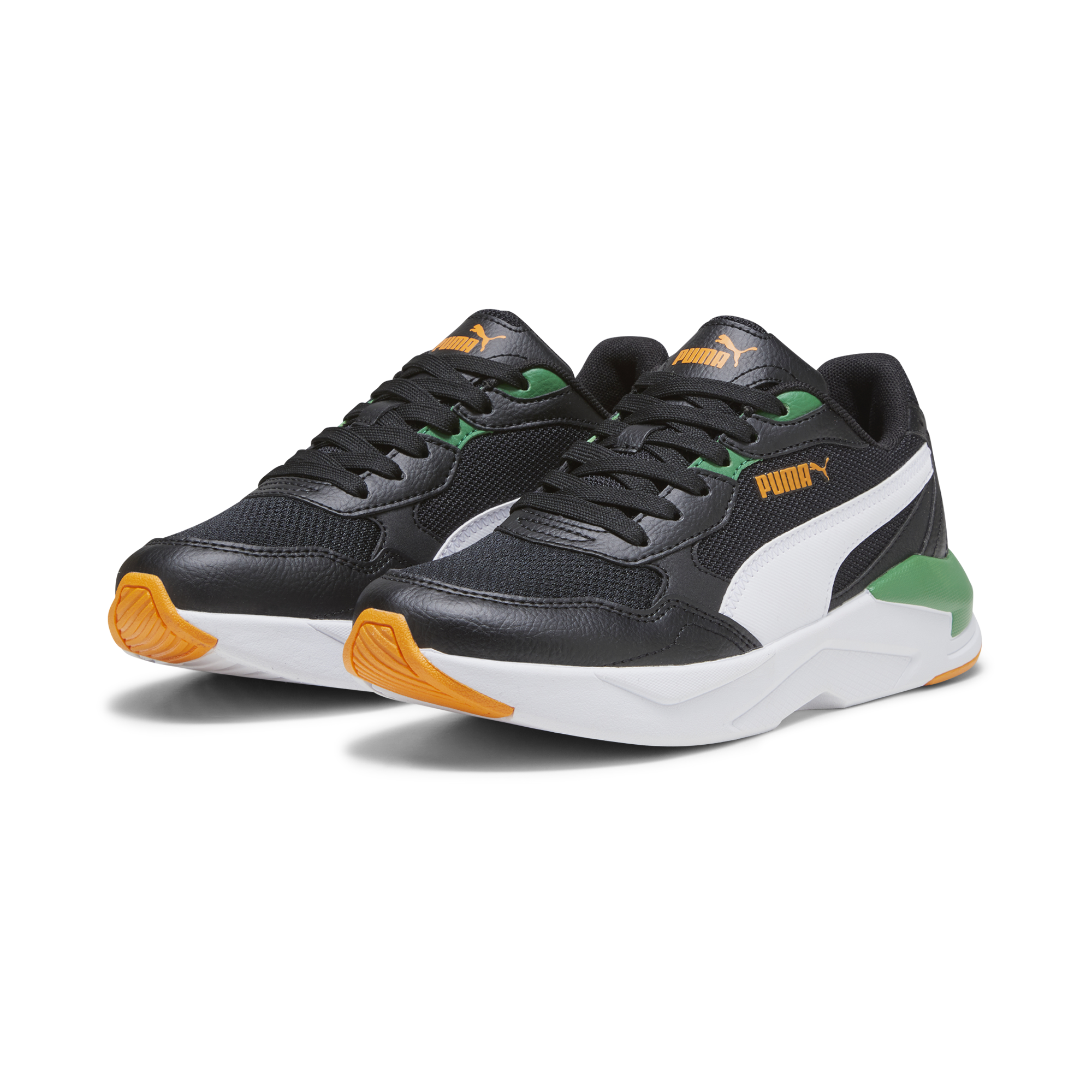 Sneakers nere da ragazzo con dettagli arancioni e verdi Puma X-Ray Speed Lite Jr, Brand, SKU s353500128, Immagine 0