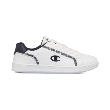 Sneakers bianche da ragazzo con logo laterale e dettagli in blu Champion Alex B GS, Brand, SKU s354000155, Immagine 0