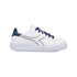 Sneakers bianche da ragazza con paillettes blu Diadora Game Step P Sparkly GS, Brand, SKU s354000159, Immagine 0