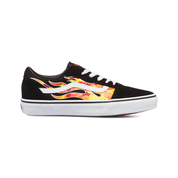 Sneakers nere da ragazzo con fiamme sul lato Vans YT Ward Flame, Brand, SKU s354500032, Immagine 0