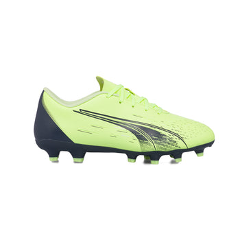 Scarpe da calcio giallo fluo da ragazzo Puma ULTRA PLAY FG/AG Jr, Brand, SKU s356000063, Immagine 0