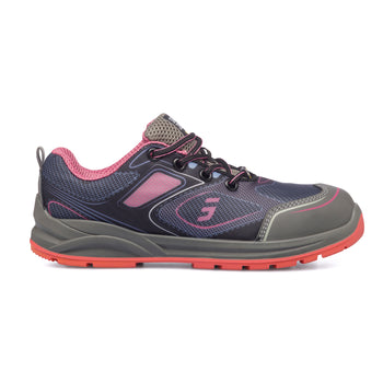 Scarpe antinfortunistiche S1P blu e rosa da donna Safety Jogger Cador