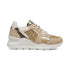 Sneakers beige e oro con paillettes Lora Ferres, Donna, SKU w014000015, Immagine 0