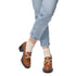 Mocassini marroni da donna con tacco a blocco 7 cm e morsetto Swish Jeans, Mocassini Donna, SKU w022000063, Immagine 0