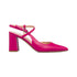 Décolleté slingback fucsia con tacco a blocco 7 cm Lora Ferres, Donna, SKU w023000116, Immagine 0