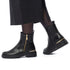 Stivaletti neri da donna con doppia zip e dettaglio laminato Lora Ferres, Donna, SKU w031000599, Immagine 0