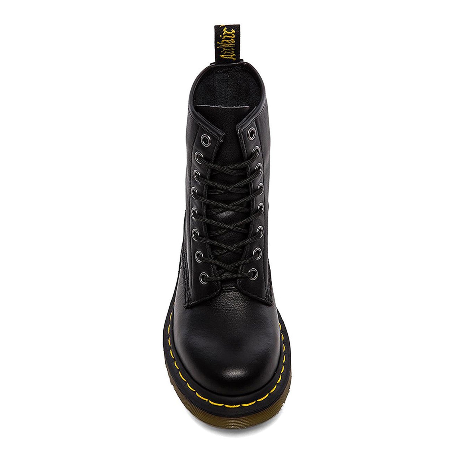 Anfibi neri in pelle con 8 occhielli Dr. Martens 1460 Smooth