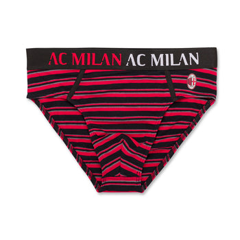 Slip rossoneri da uomo con logo Milan, Idee Regalo Natale, SKU z644000020, Immagine 0