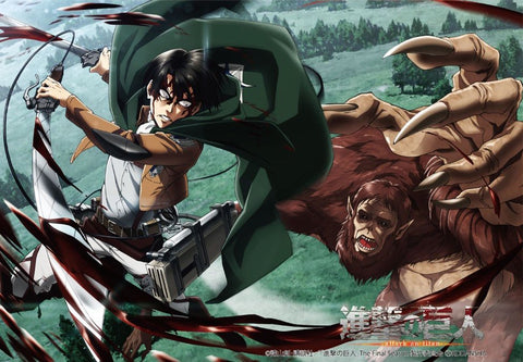 Levi versus the Beast Titan 