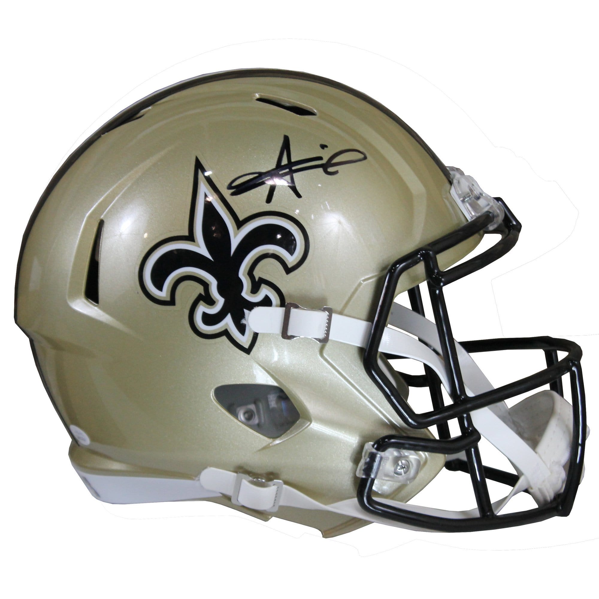 Alvin Kamara New Orleans Saints Signed Flat Black Mini Helmet (BAS COA —  Ultimate Autographs