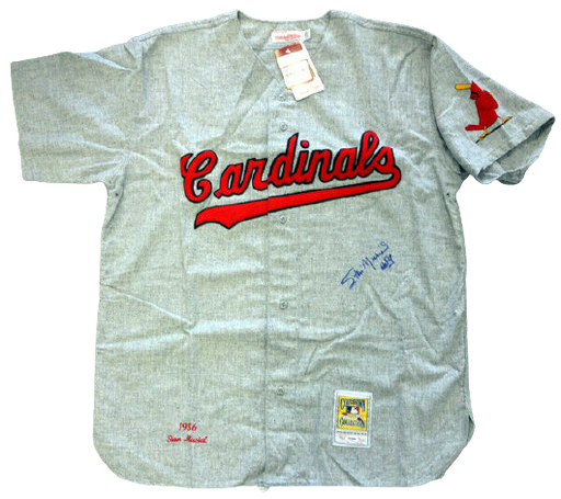 Stan Musial Signed St. Louis Cardinals Majestic Jersey White (PSA