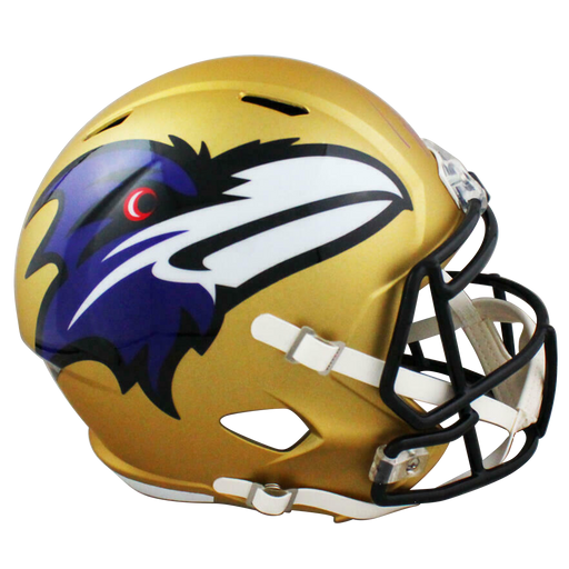 Ray Lewis Baltimore Ravens Signed F/S Speed AMP Authentic Helmet w