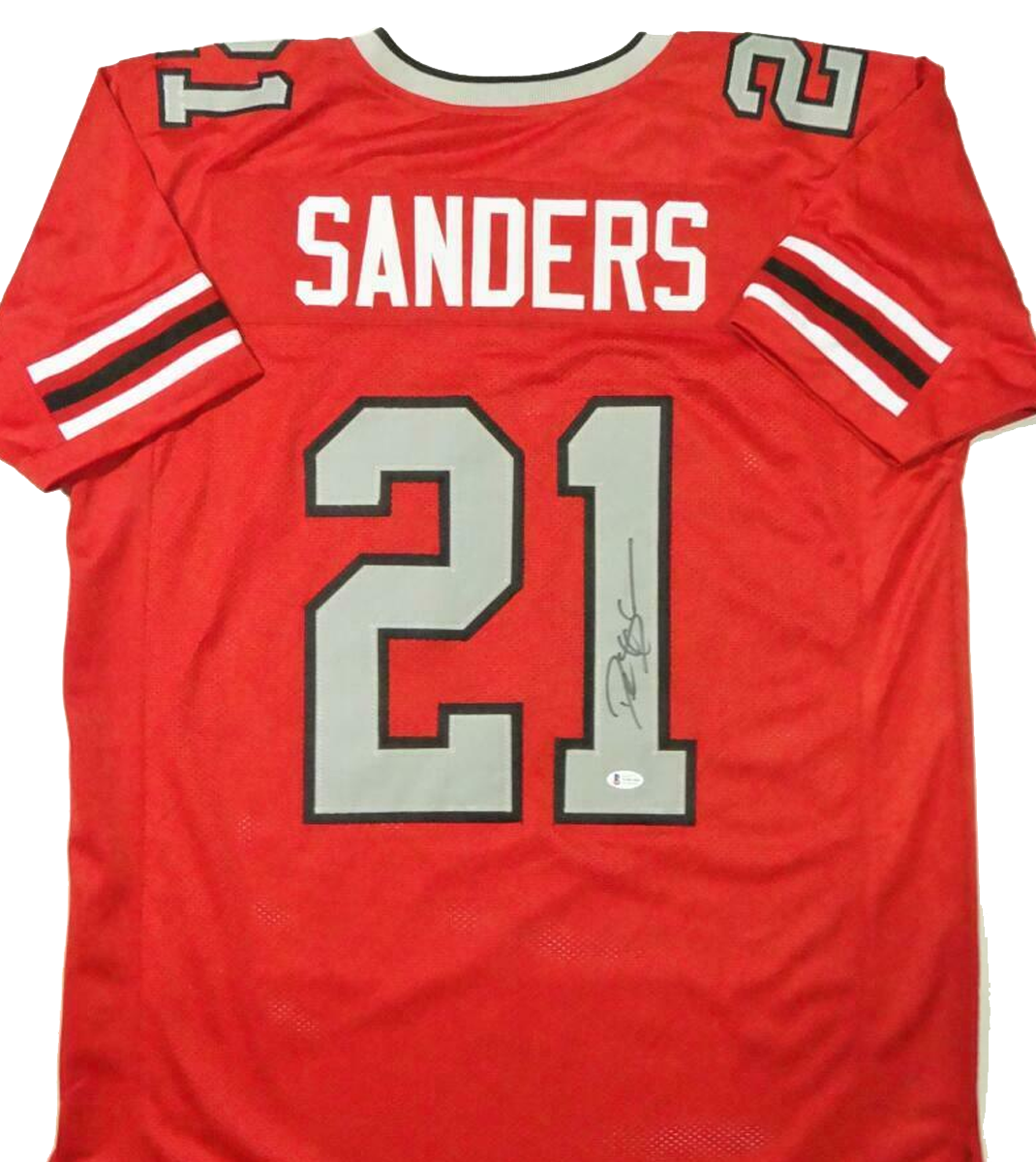 red and white deion sanders