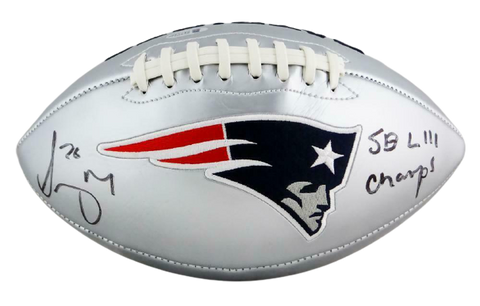 Patriots Ty Law Authentic Signed Eclipse Speed Mini Helmet w/ Red Sig BAS  Wit