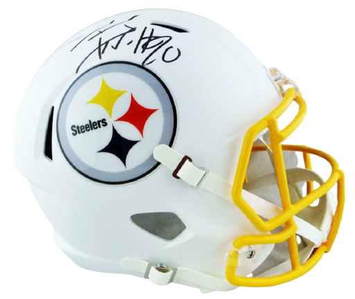 Troy Polamalu Signed Pittsburgh Steelers Amp Speed Authentic Helmet