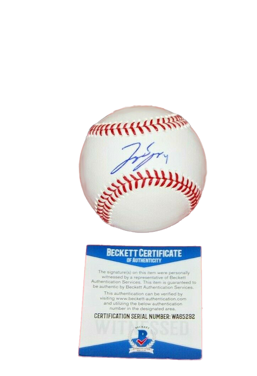 Don Mattingly Autographed Rawlings OML Baseball- JSA W *Blue