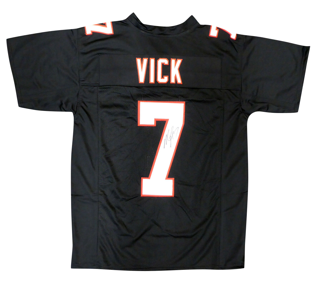 Mike Vick Autographed Signed Jersey - Black - JSA Authentic at