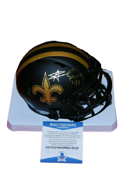 Taysom Hill New Orleans Saints Signed Eclipse Helmet with 'Swiss Army —  Ultimate Autographs