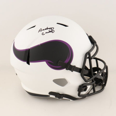 Adrian Peterson Minnesota Vikings Autographed Logo Football-(BAS COA) —  Ultimate Autographs