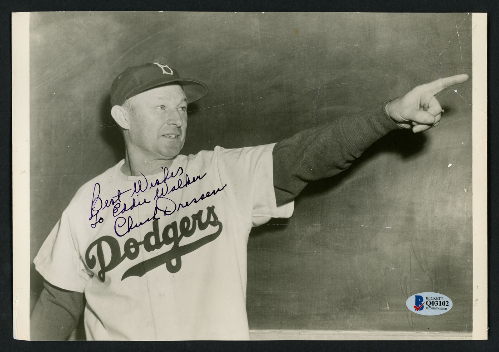 Don Drysdale Autographed Signed 8X10 Los Angeles Dodgers Photo - Autographs