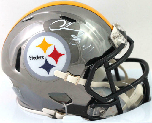 TJ Watt Pittsburgh Steelers Mini Helmet Card Display Collectible Auto  Shadowbox Autograph TJ