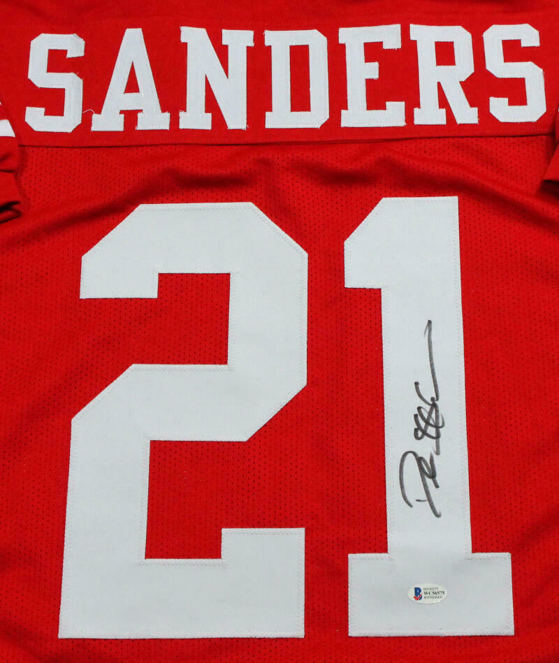 DEION SANDERS  San Francisco 49ers 1994 Wilson Throwback Away NFL