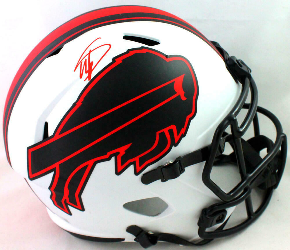 Thurman Thomas Signed Buffalo Bills Speed Flash NFL Mini Helmet