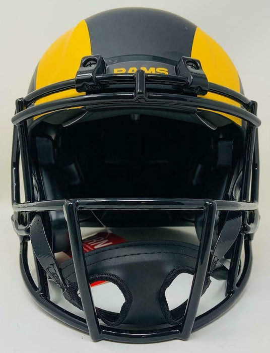 Cooper Kupp Los Angeles Rams Signed F/S Eclipse Speed Authentic Helmet FAN COA (St. Louis)