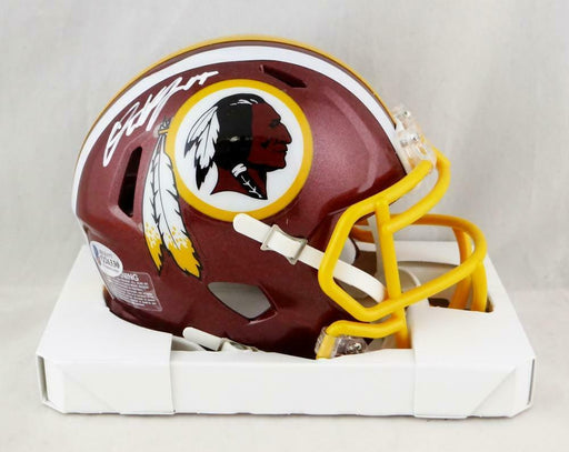 Dwayne Haskins Washington Redskins Signed Redskins Flat Black Mini