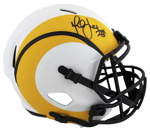 Eric Dickerson Autographed F/S LA Rams 2020 Speed Helmet With HOF