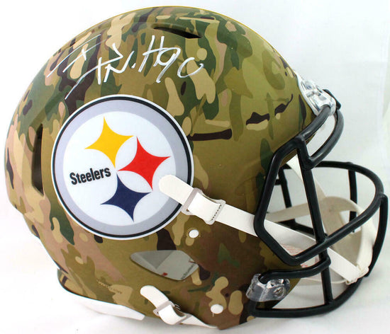 Pittsburgh Steelers Flat White Speed Mini Helmet