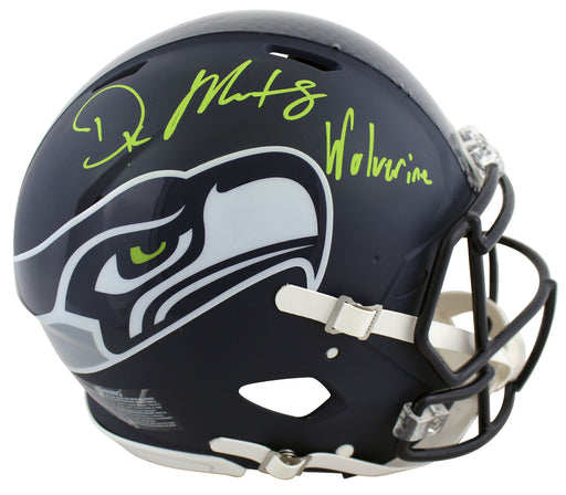 Justin Jefferson Signed Full-Size Youth Authentic On-Field Chrome F7 Helmet  (Beckett COA) (See Description)