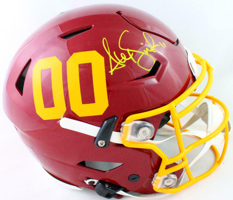 Adrian Peterson Signed Washington Redskins Full-Size Authentic On-Field  SpeedFlex Helmet Inscribed All Day (Beckett COA)