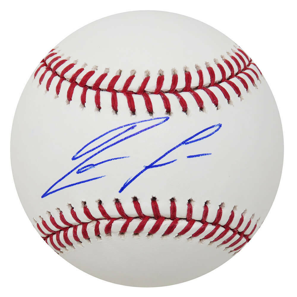 Autographed/Signed Ronald Acuna Jr. Atlanta White Baseball Jersey