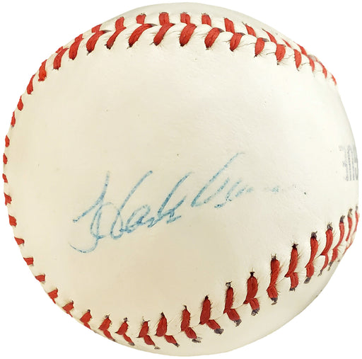 Hank Aaron Atlanta Braves Signed League Baseball Vintage Signature