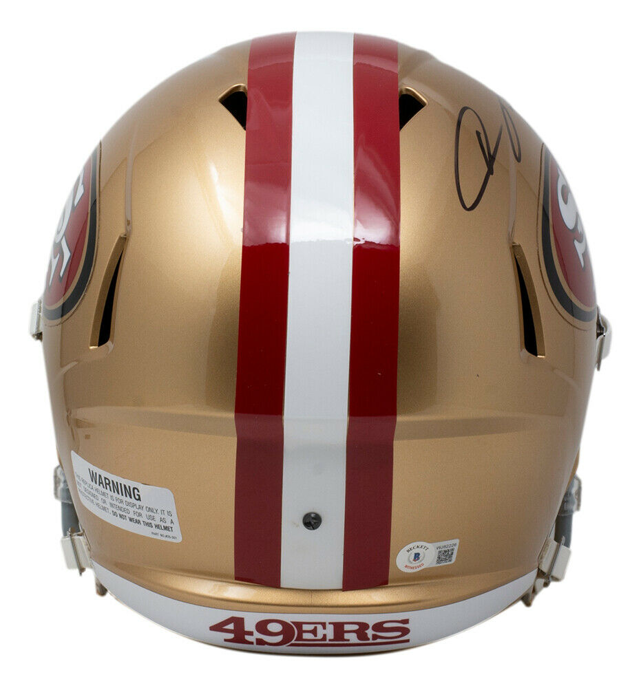 Joe Montana Autographed San Francisco 49ers F/S 64-95 Speed