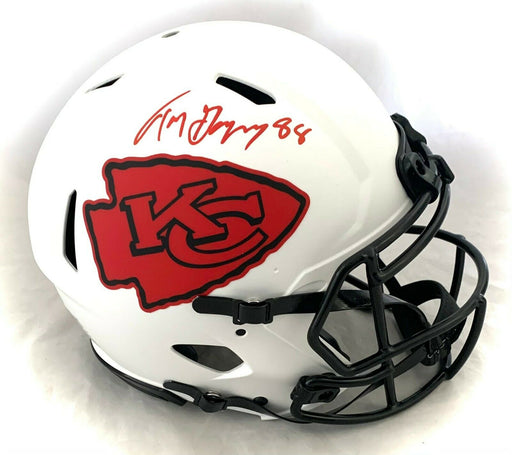 Tony Gonzalez Signed Kansas City Chiefs SpeedFlex Riddell Speed Authentic  Helmet w/HOF'19 - Schwartz Authentic