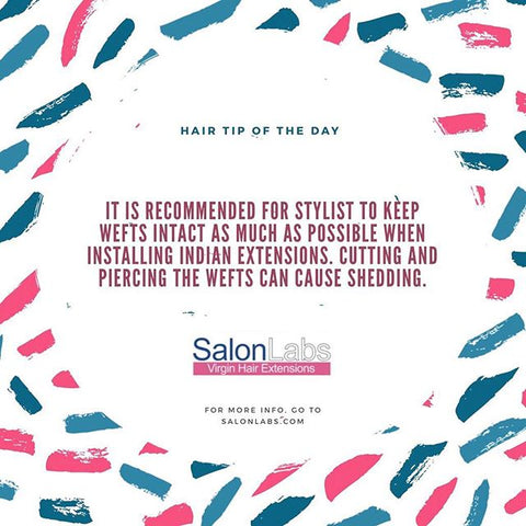 Hair tip Tuesday - SalonLabs Virgin Hair Extensions