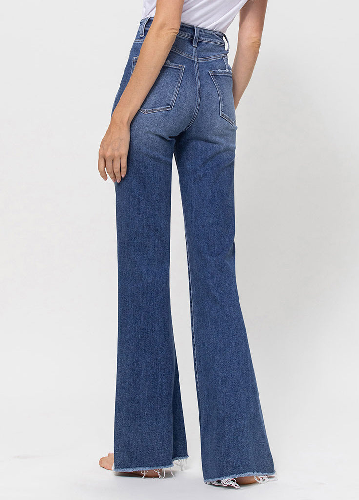 Flying Monkey | Super High Rise Relaxed Flare Jeans | Haverdash