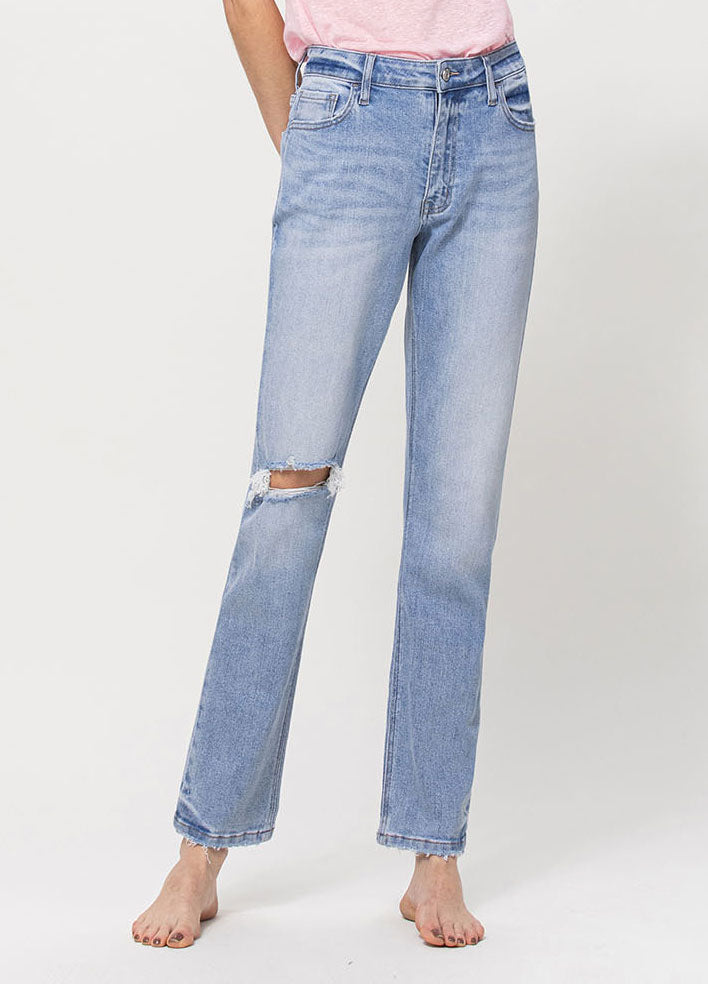 Vervet | High Rise Stretch Boyfriend Jeans | Haverdash