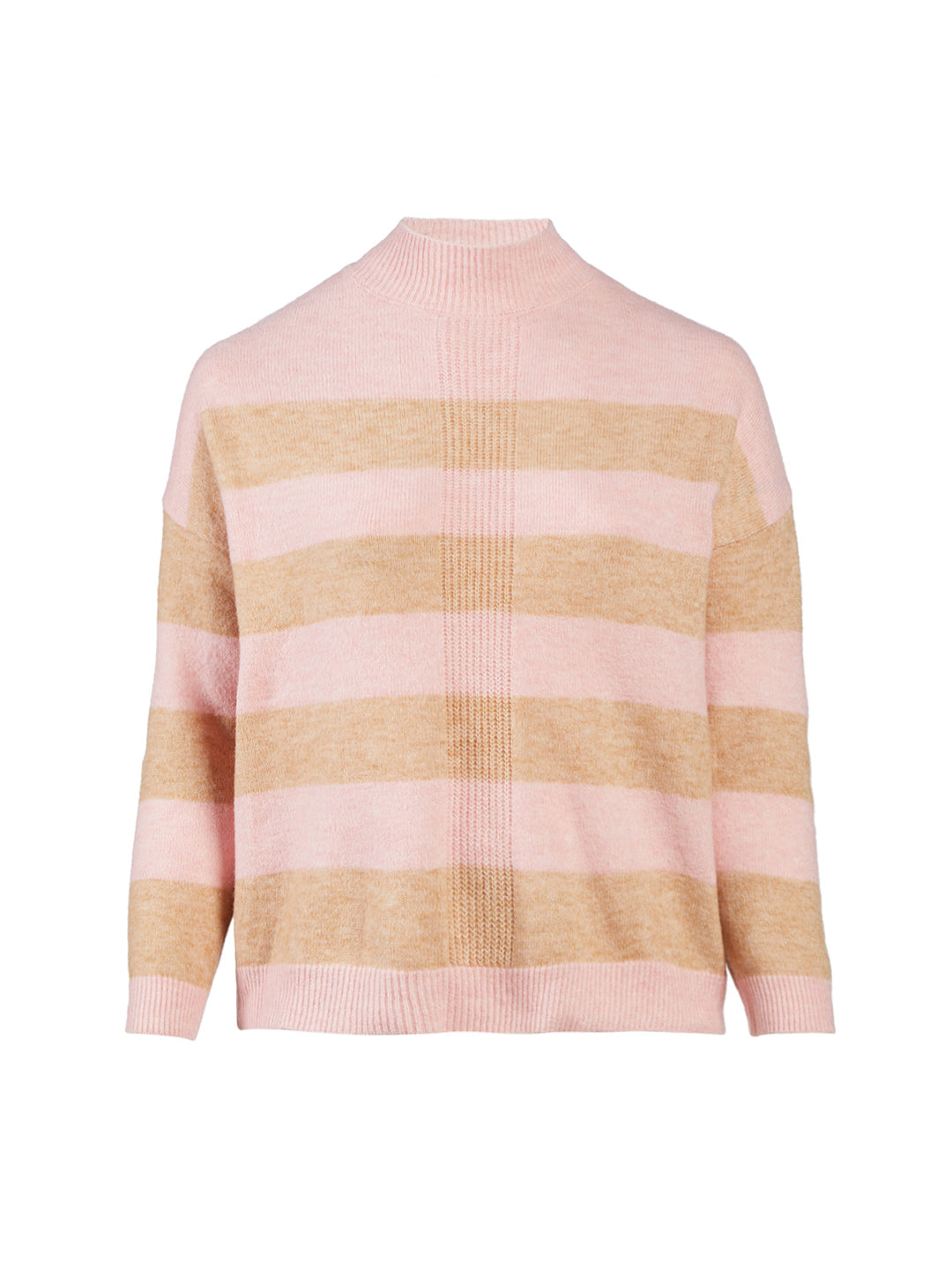 Sanctuary Clothing | Striped High Mock Neck Sweater | Haverdash