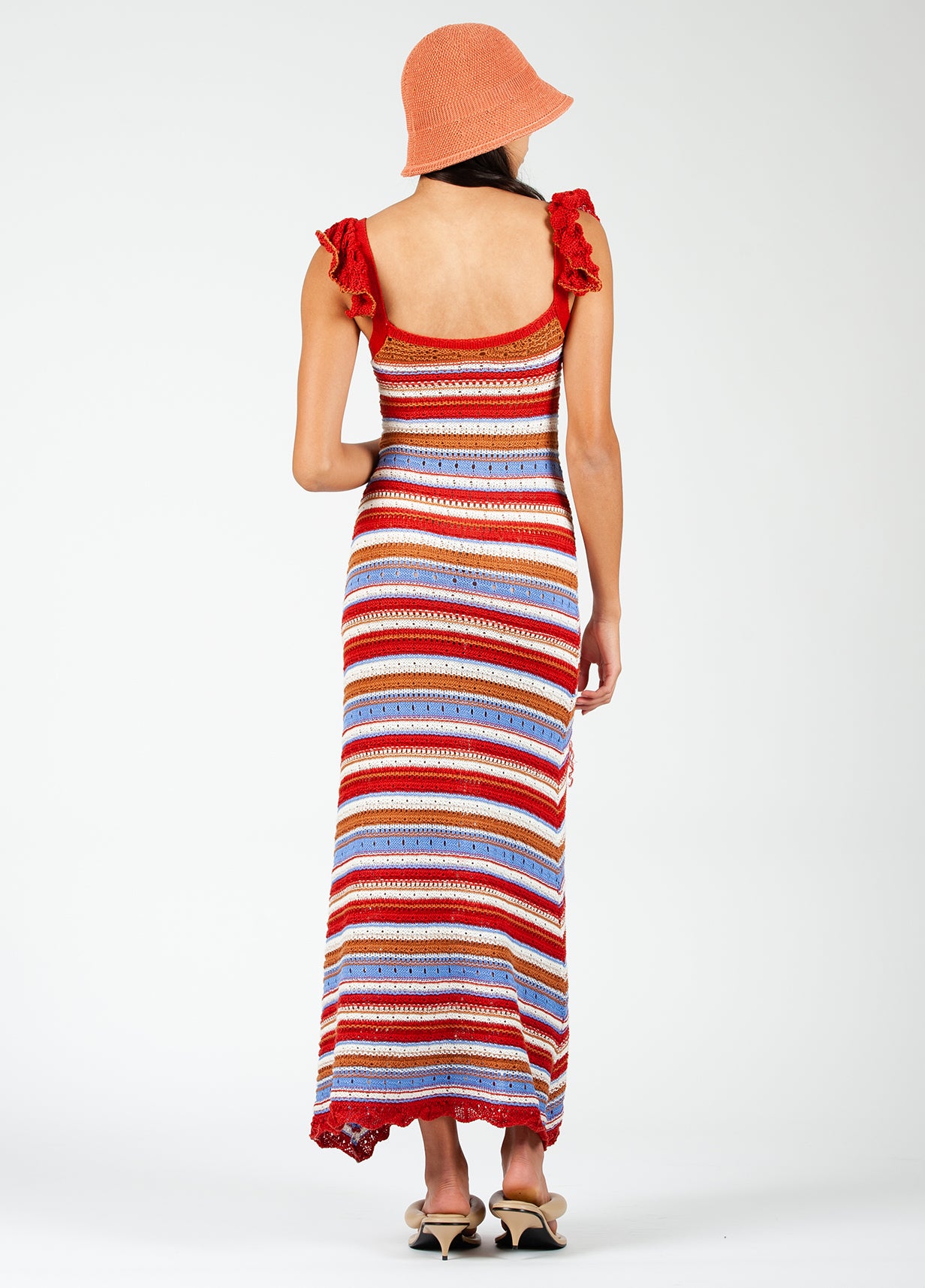 LUCCA COUTURE | Crochet Stripe Maxi Dress | Haverdash