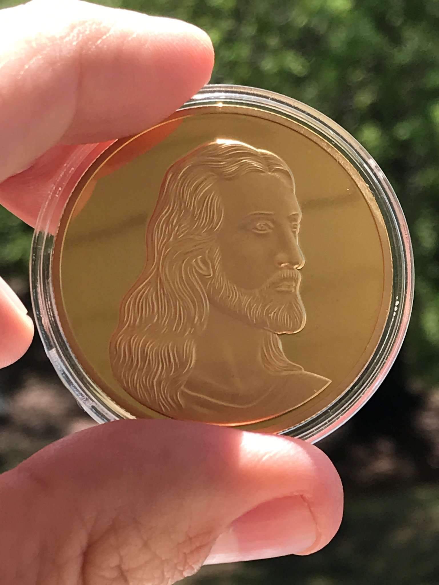 Jesus Christ Last Supper Collectable Coin - Gold Plated