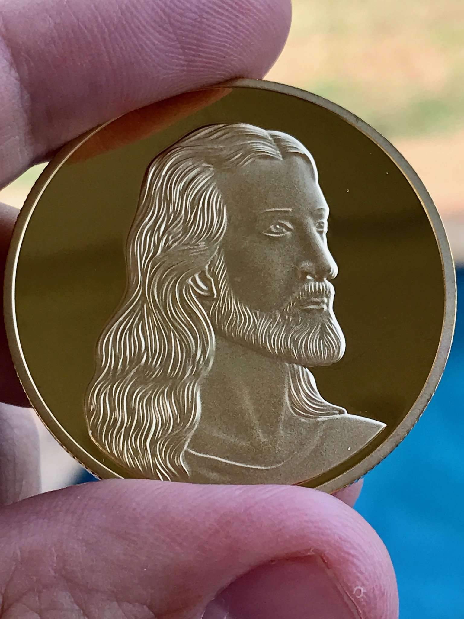 Jesus Christ Last Supper Collectable Coin - Gold Plated