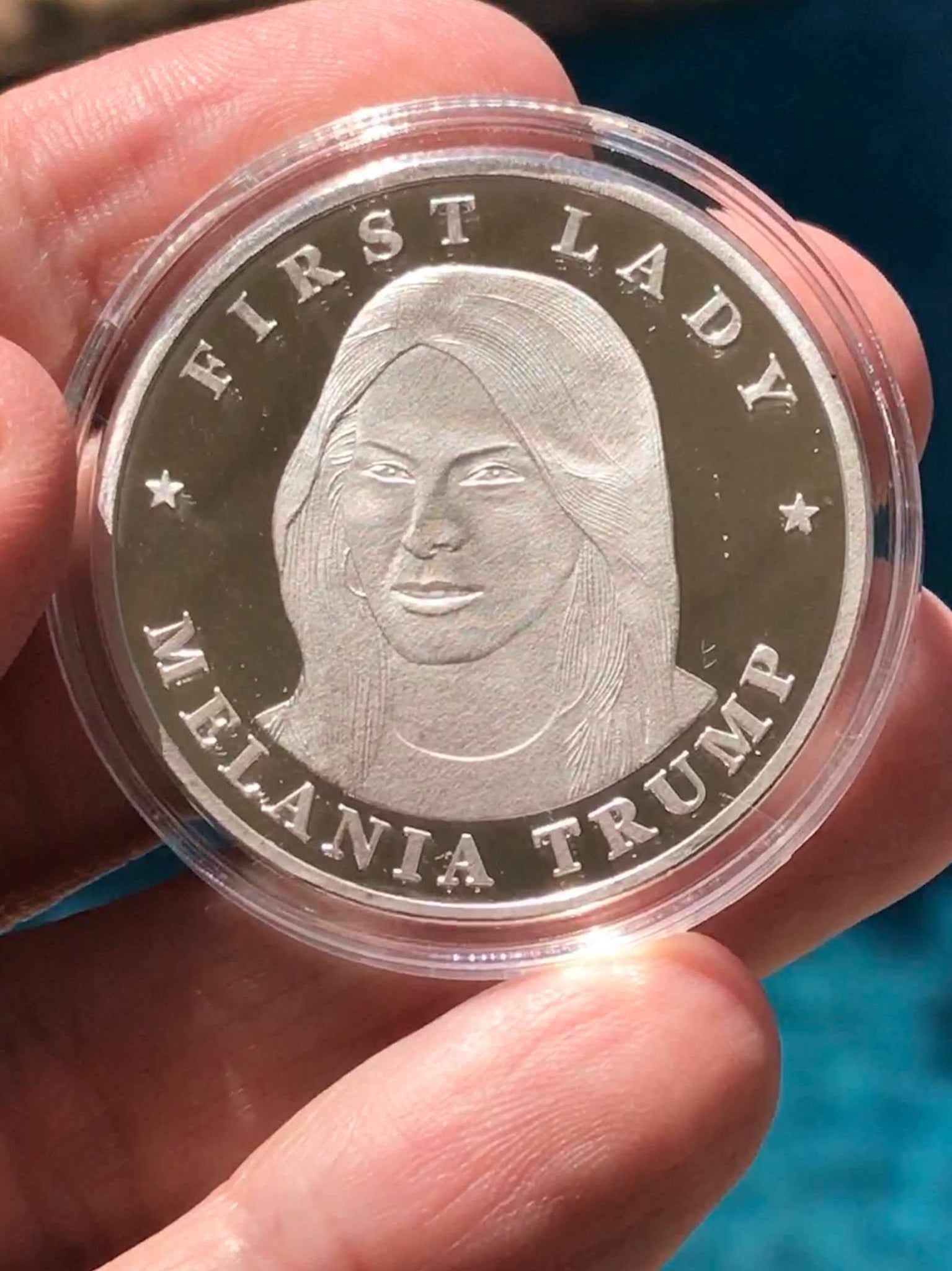 Download First Lady Melania Trump Commemorative Coin - Gold or ...