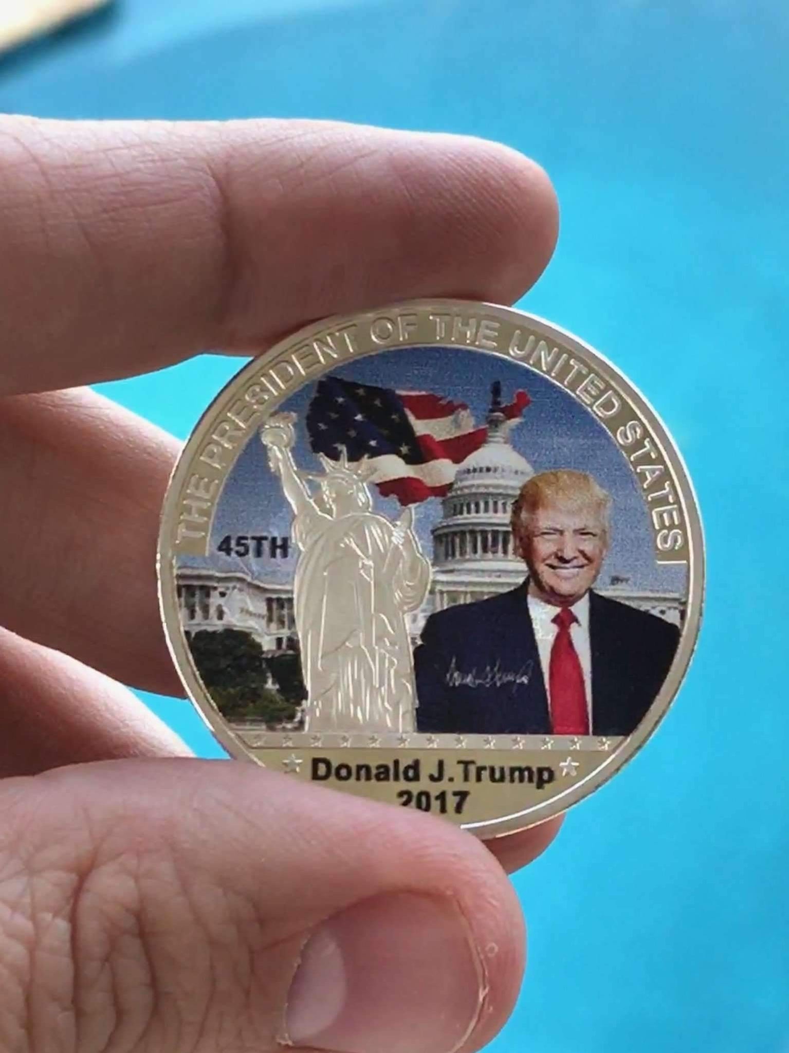 Full Color TRUMP Collectable Silver Coin – Patriot Powered ...