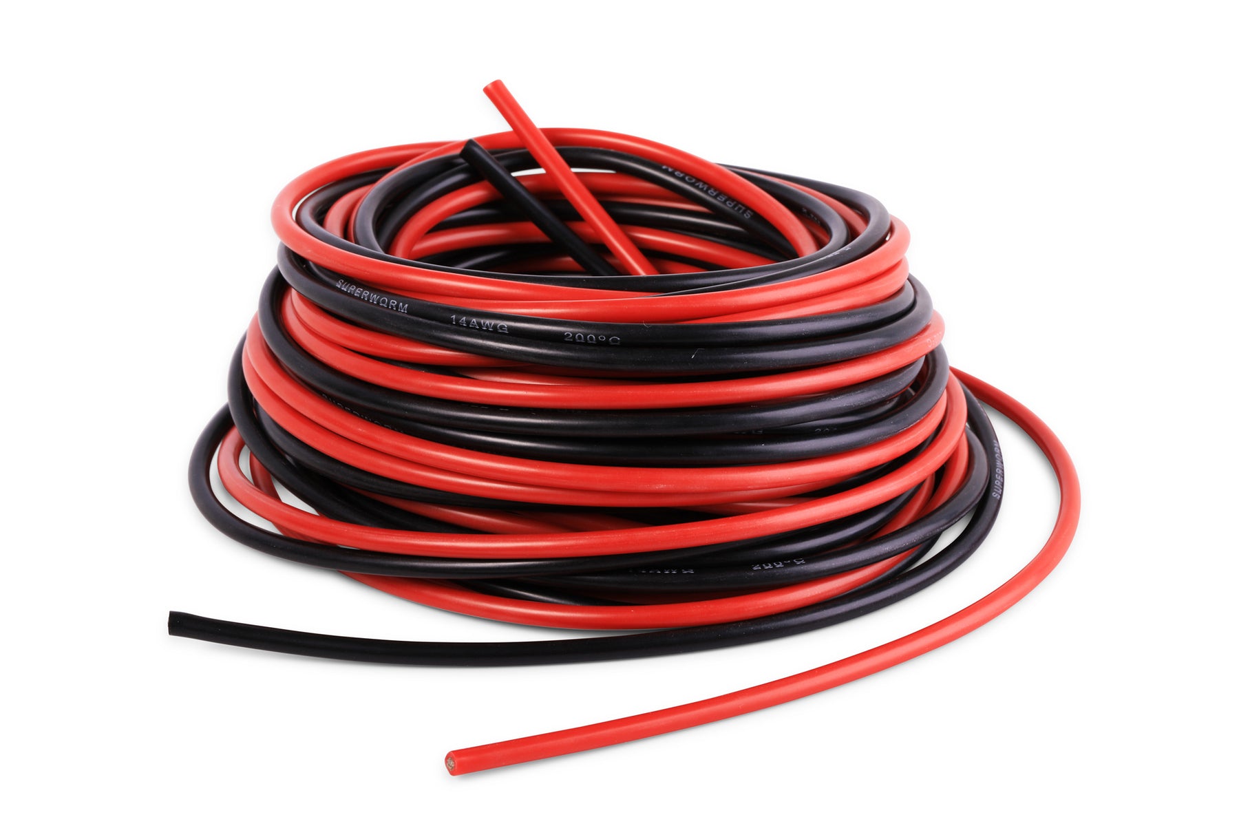 KVIZTY 6 AWG Wire - Super Flexible Silicone Wire (5ft Black + 5ft Red) 6  Gauge Stranded Tinned Copper Wire - Car Automotive Wire - RC Battery Wire 