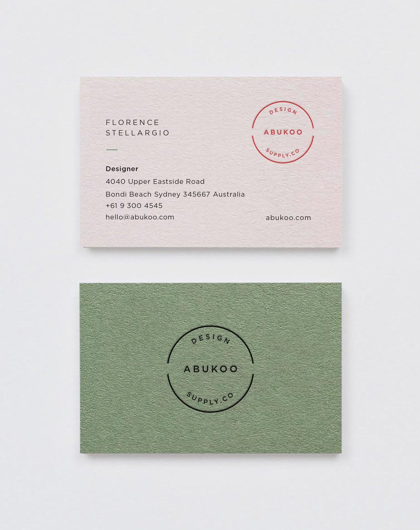 business cards abukoo