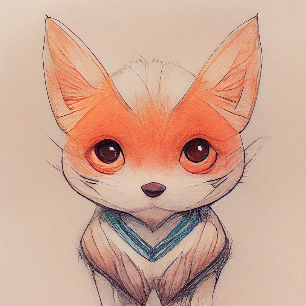 Drawing Ideas Easy Cute Fox